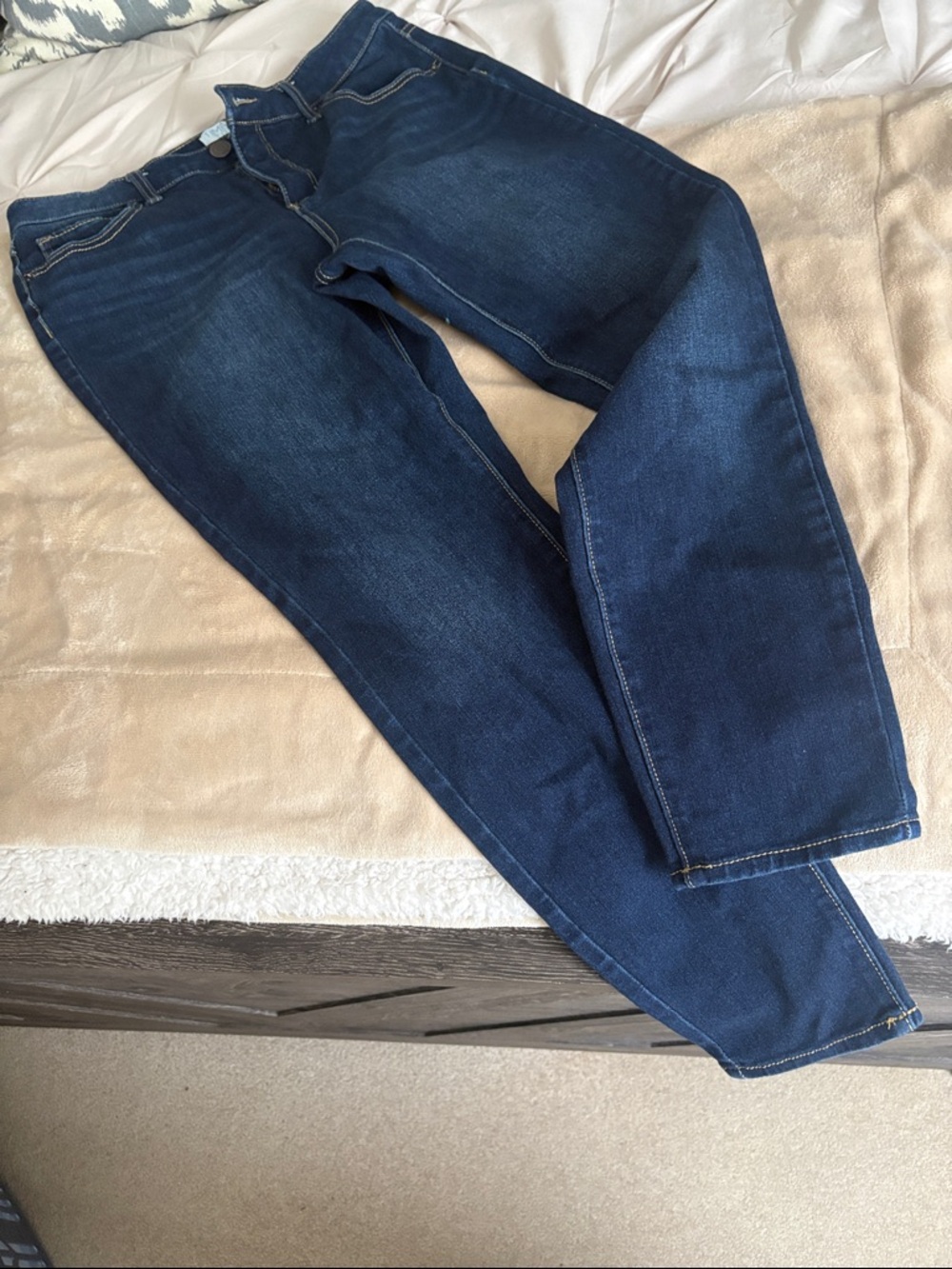Time and Tru Navy and Light Blue Skinny Jeans